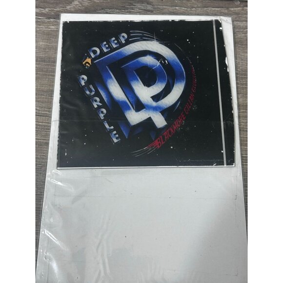 Vintage Deep Purple Logo Cover Art Black White Paperback - Picture 1 of 5